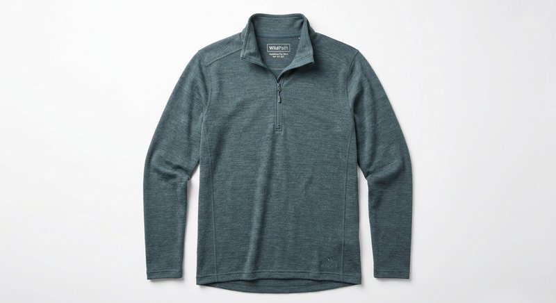 WildPath TechWool Zip-Shirt